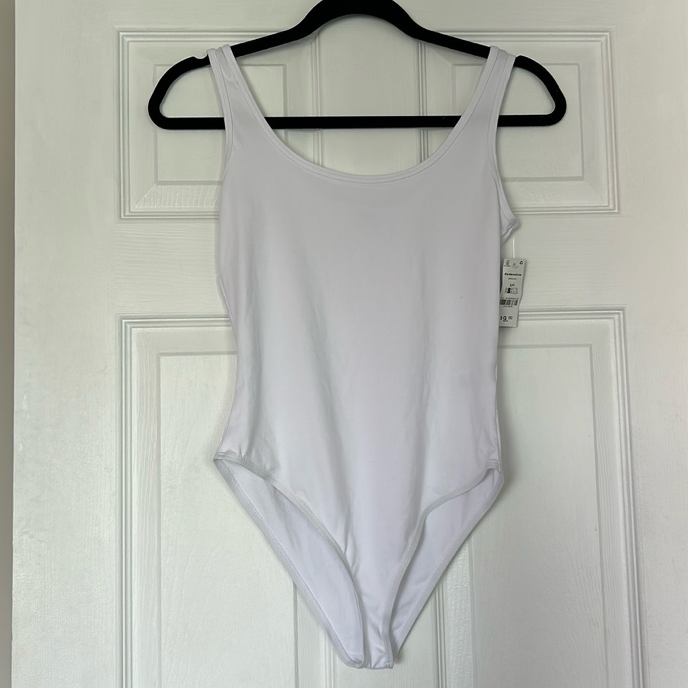 Plain White Bodysuit